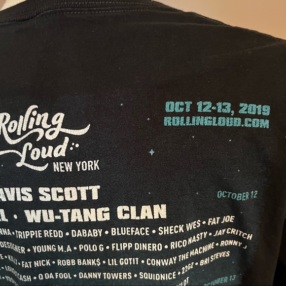 Rolling Loud concert tour tee 2019 size medium - Picture 3 of 4